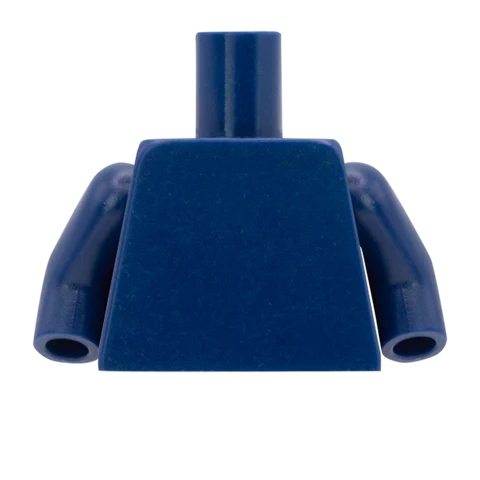 Very Open Shirt with Hairy Chest - Custom Design Minifigure Torso - Image 20