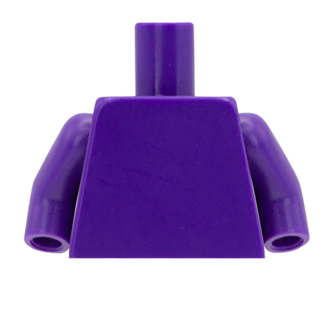 Very Open Shirt with Hairy Chest - Custom Design Minifigure Torso - Image 24