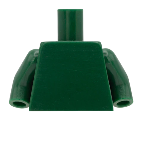 Very Open Shirt with Hairy Chest - Custom Design Minifigure Torso - Image 9