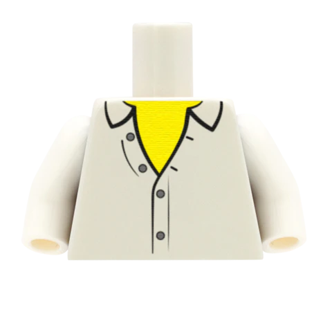 Very Open Shirt - Custom Design Minifigure Torso