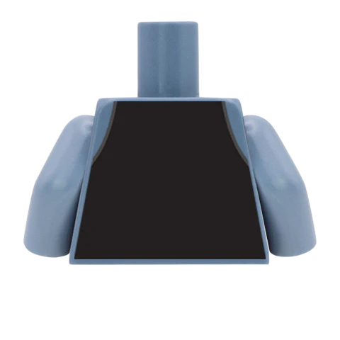 Waistcoat, Pocket Watch, Shirt and Tie - Custom Design Minifigure Torso - Image 31