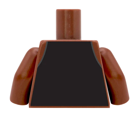 Waistcoat, Pocket Watch, Shirt and Tie - Custom Design Minifigure Torso - Image 34