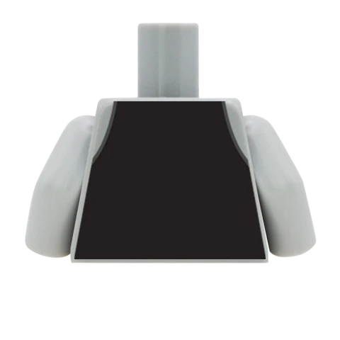 Waistcoat, Pocket Watch, Shirt and Tie - Custom Design Minifigure Torso - Image 44