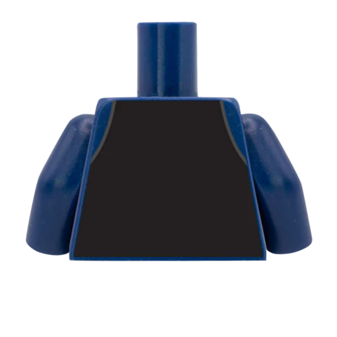Waistcoat, Pocket Watch, Shirt and Tie - Custom Design Minifigure Torso - Image 47