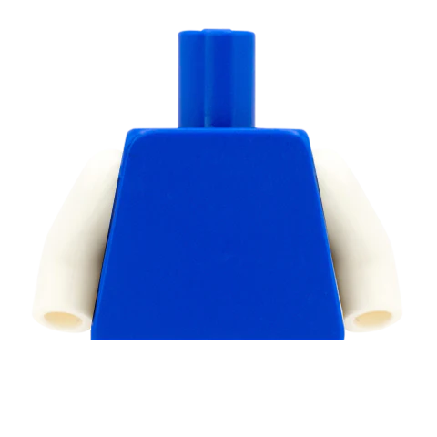 Waistcoat, White Shirt and Bowtie (Change Colours) - Custom Design Minifigure Torso - Image 11