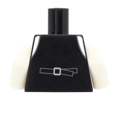 Waistcoat, White Shirt and Bowtie (Change Colours) - Custom Design Minifigure Torso - Image 19