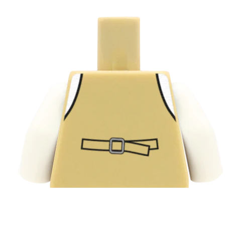 Waistcoat, White Shirt and Bowtie (Change Colours) - Custom Design Minifigure Torso - Image 31
