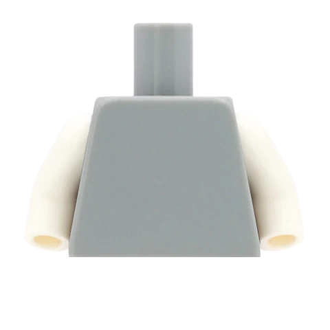 Waistcoat, White Shirt and Bowtie (Change Colours) - Custom Design Minifigure Torso - Image 5