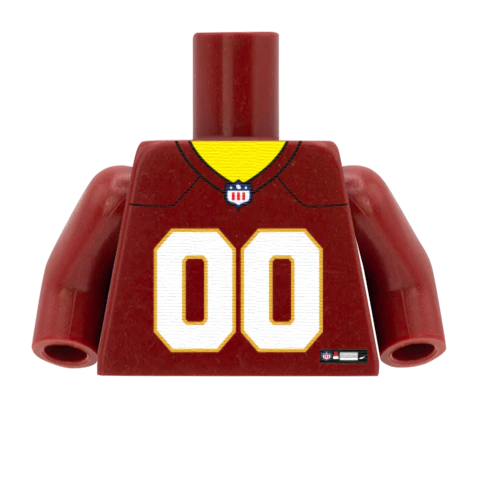 Washington Commanders (NFC) - Custom Design Minifigure Torso