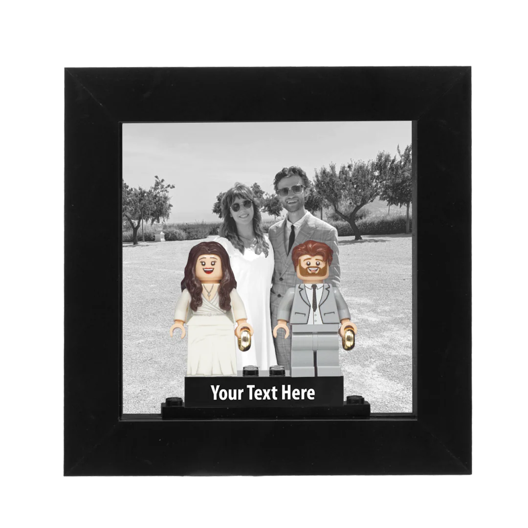 Wedding Photo Couples Frame - Custom Minifigure Display