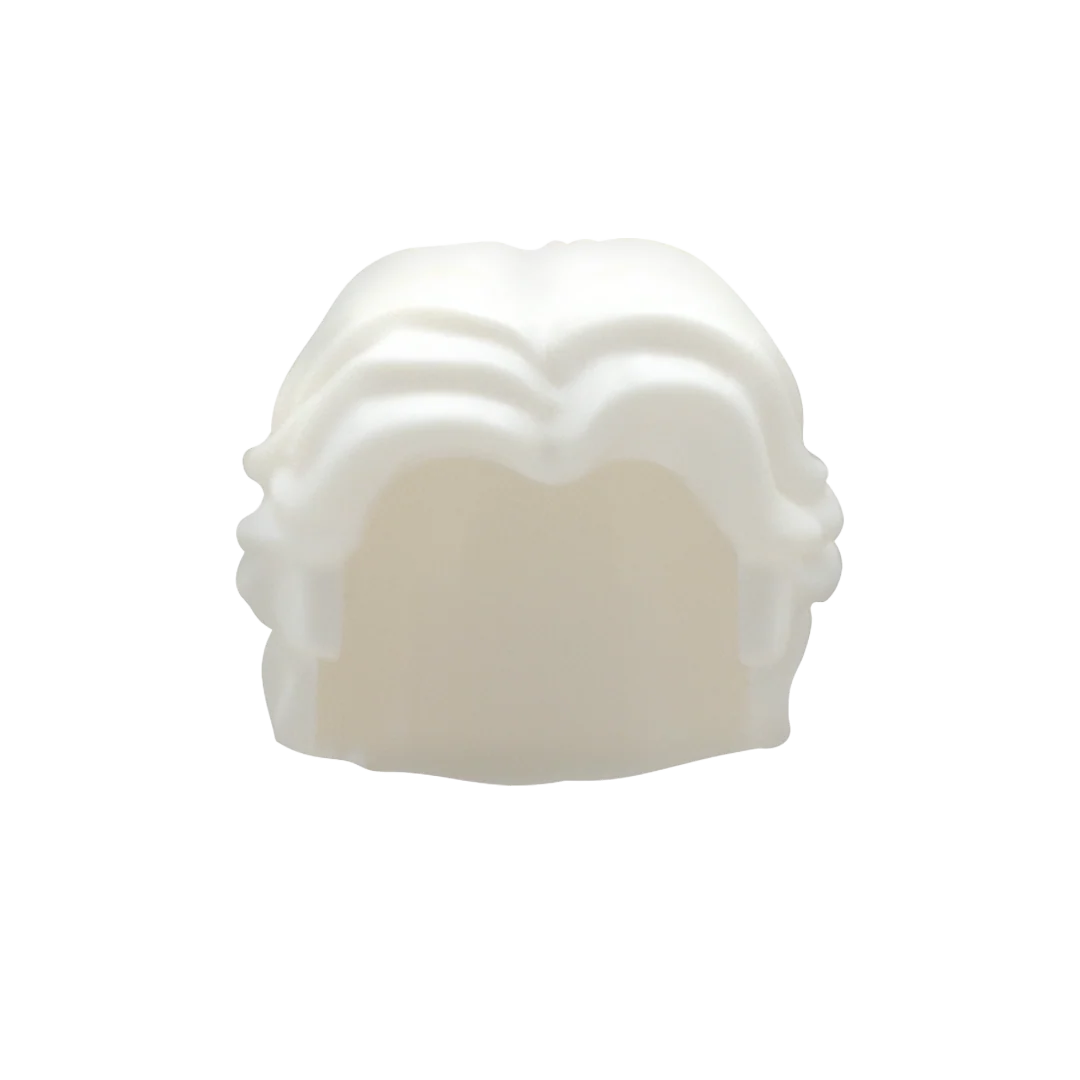 White āCurtainsā - LEGO Minifigure Hair