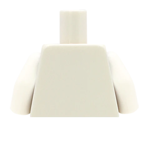 White I Tolerate My BF/ GF Torso - Custom Design Minifigure Torso - Image 4