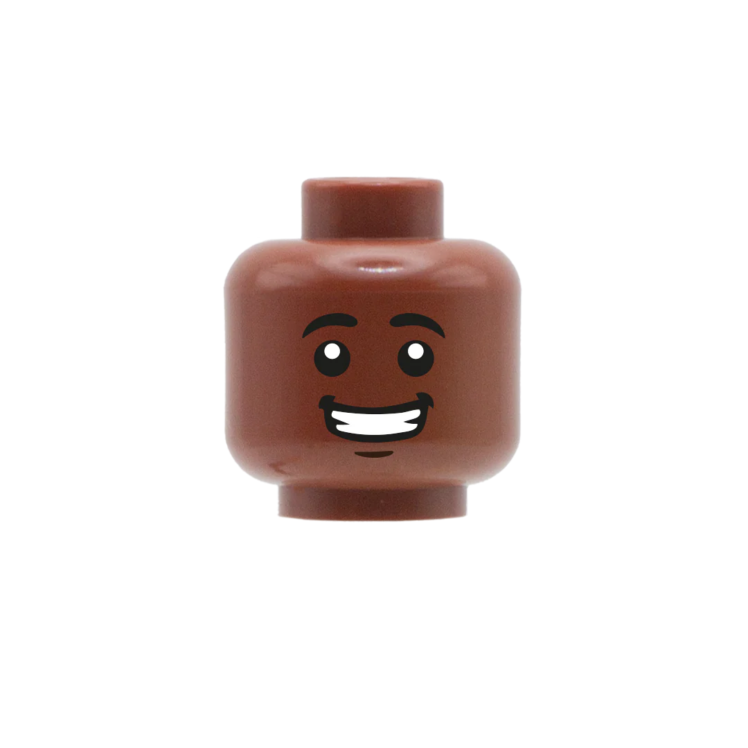 Huge Smile - Custom Printed Minifigure Head - Image 6
