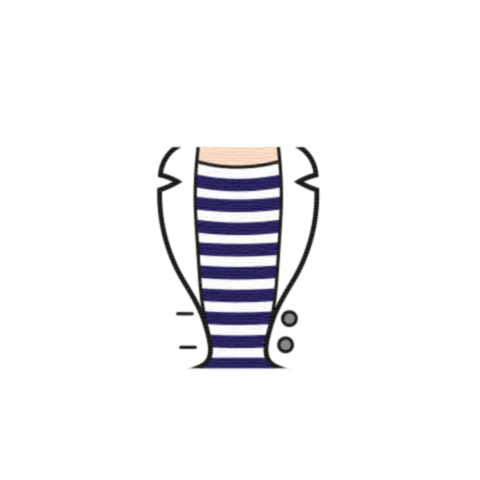 Women's Blazer and Striped Top - Custom Design Minifigure Torso - Image 33