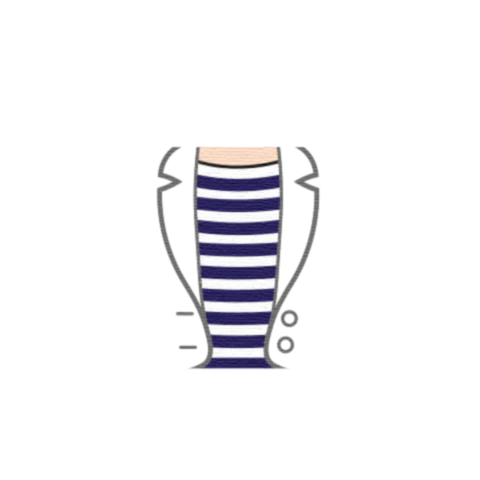 Women's Blazer and Striped Top - Custom Design Minifigure Torso - Image 34