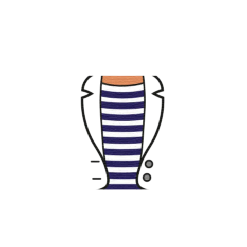 Women's Blazer and Striped Top - Custom Design Minifigure Torso - Image 35