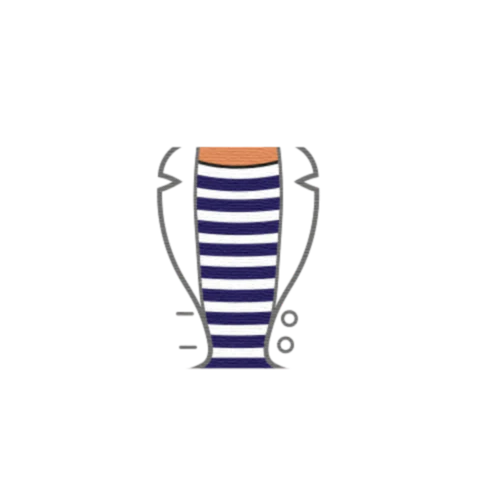 Women's Blazer and Striped Top - Custom Design Minifigure Torso - Image 36