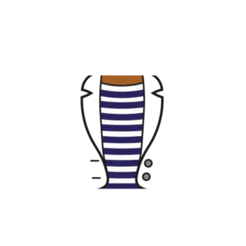 Women's Blazer and Striped Top - Custom Design Minifigure Torso - Image 37