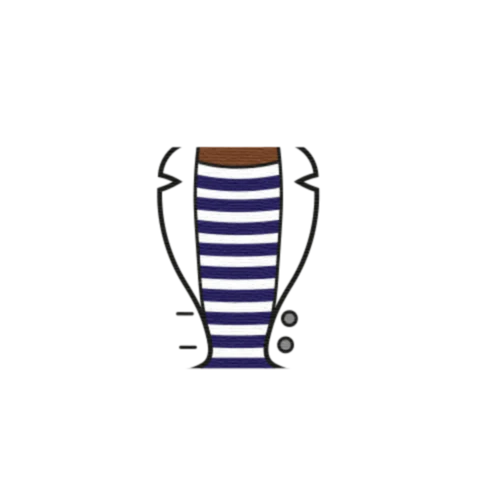 Women's Blazer and Striped Top - Custom Design Minifigure Torso - Image 39