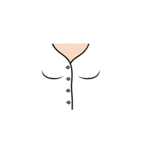 Women's Button Up Top - Custom Design Minifigure Torso - Image 32