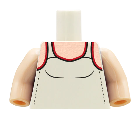 Women's Running Vest - Custom Design Minifigure Torso - Image 5