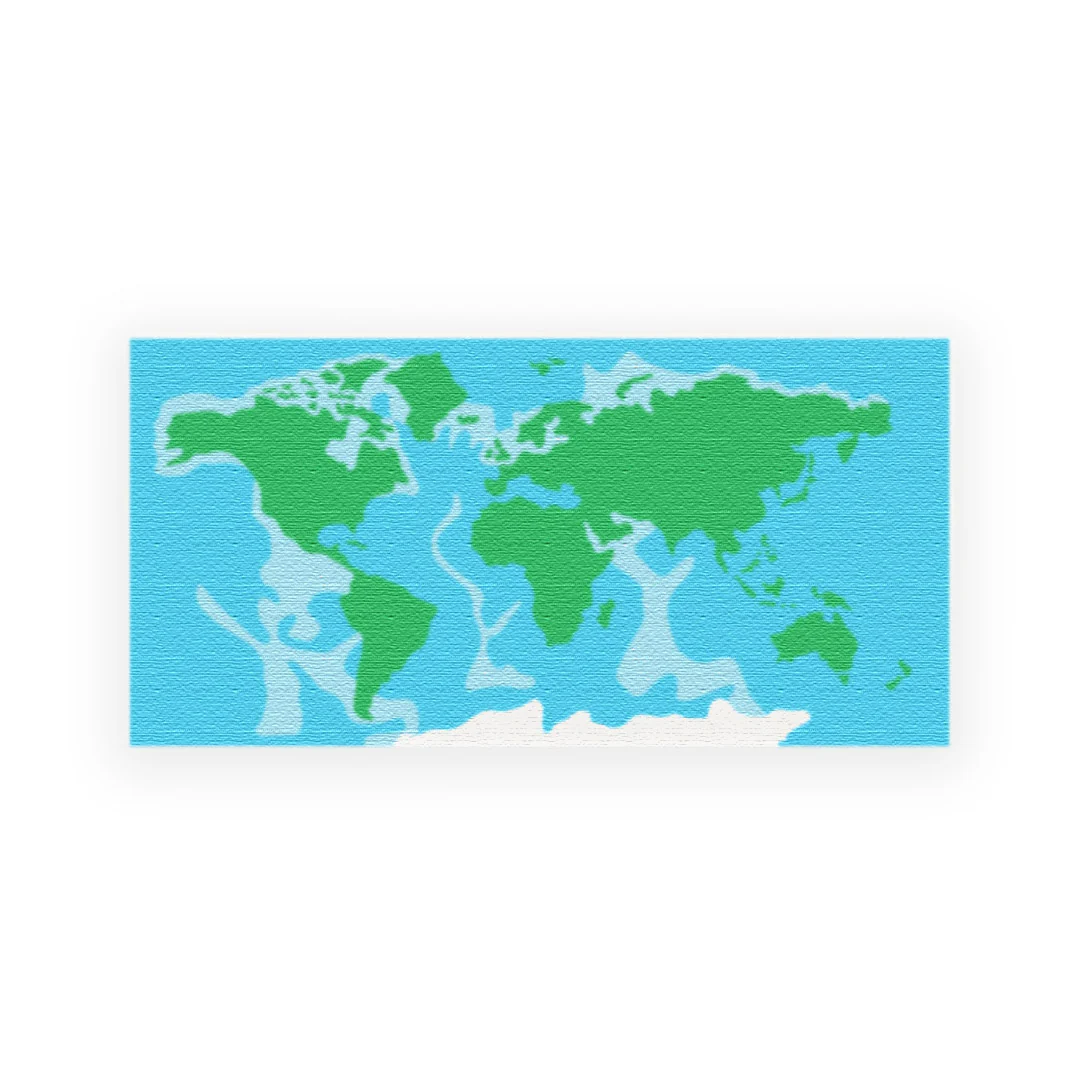 World Map - Custom Design Tile