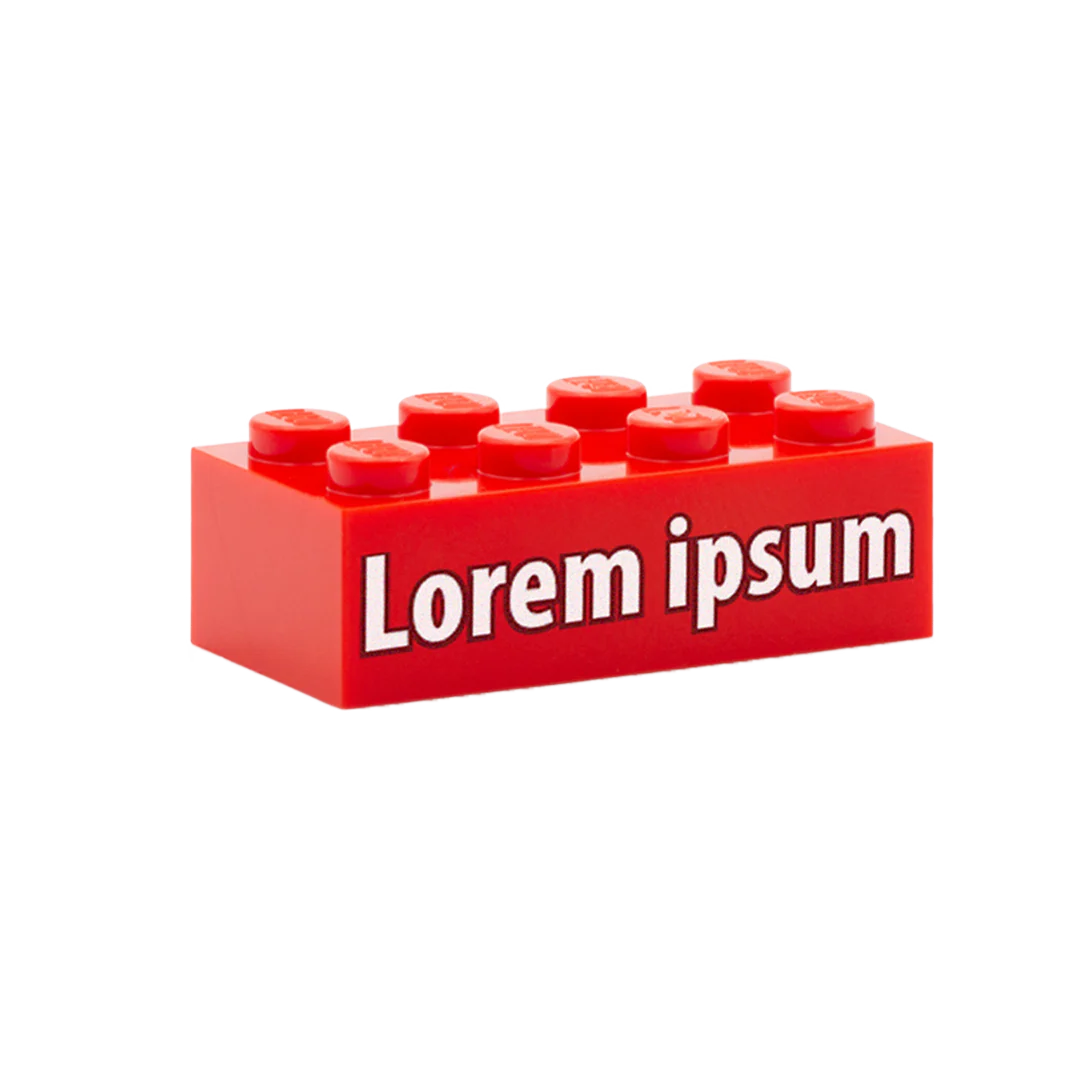 Your Message on a Custom Printed 2x4 Brick (Choice of Colours) - Image 6
