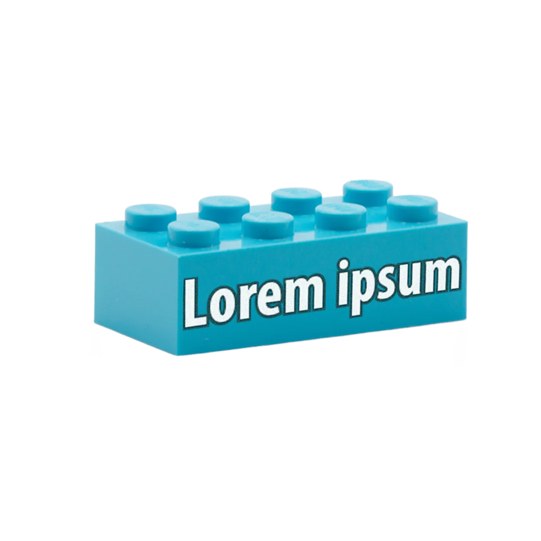 Your Message on a Custom Printed 2x4 Brick (Choice of Colours) - Image 7