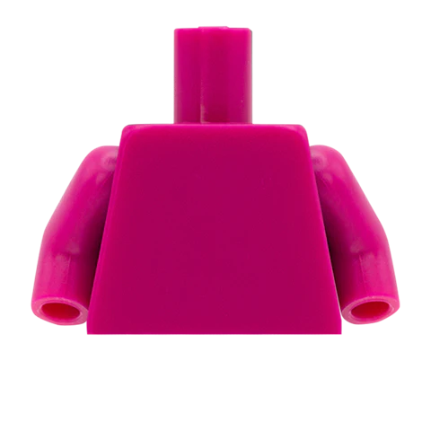 Your Message on a Minifigure Torso - Custom Design Minifigure Torso - Image 11
