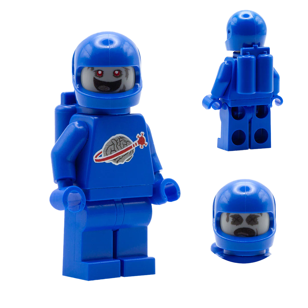 Zombie Spaceman - Custom Design Minifigure